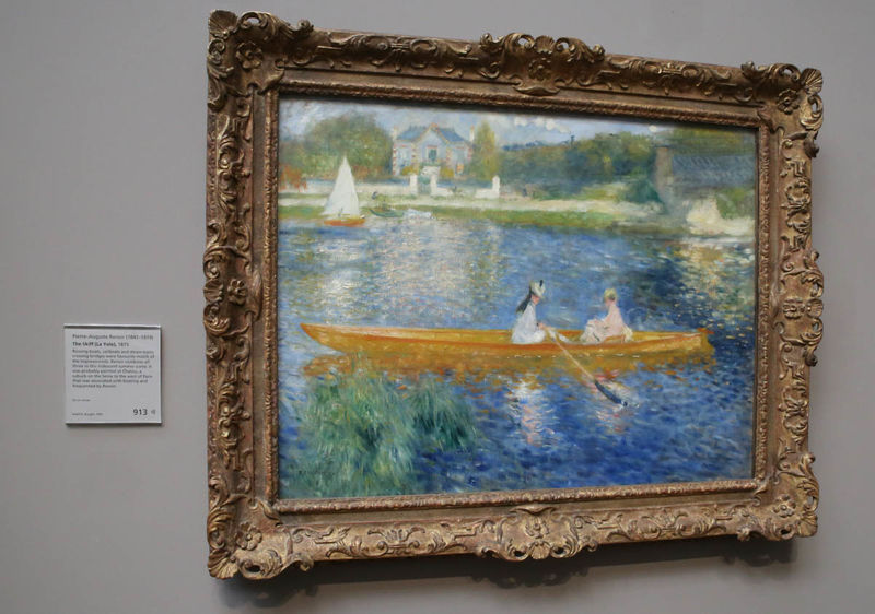 !"Sekwana" Pierre-Auguste Renoir - National Gallery w Londynie