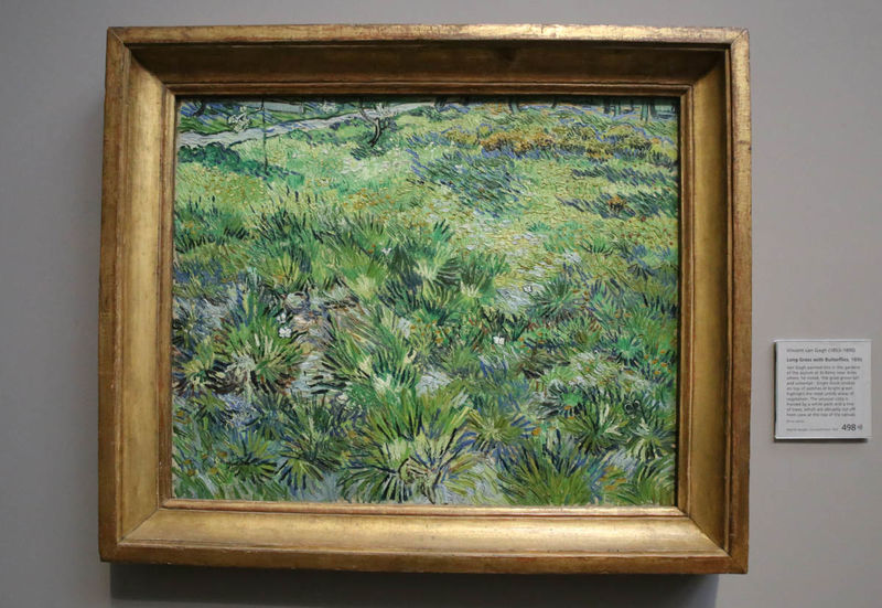 !"Długa trawa z motylami" Vincent van Gogh - National Gallery w Londynie