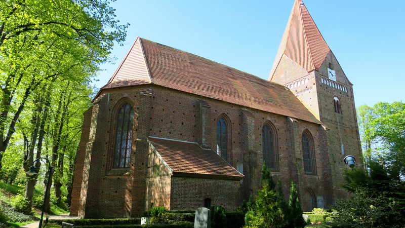 Kościół w Kirchdorf na wyspie Poel (Niemcy)