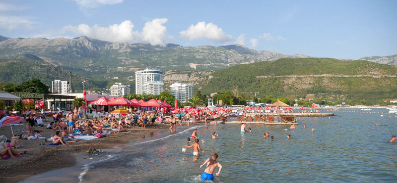 Budva - plaża miejska