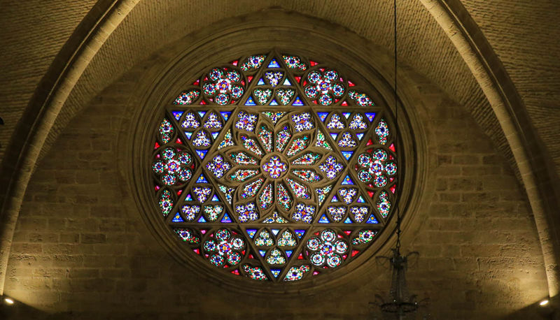 Witraż - Katedra w Walencji