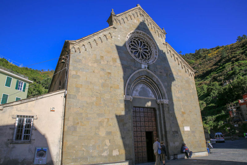 Manarola (Cinque Terre) - kościół św. Wawrzyńca (Chiesa di San Lorenzo)