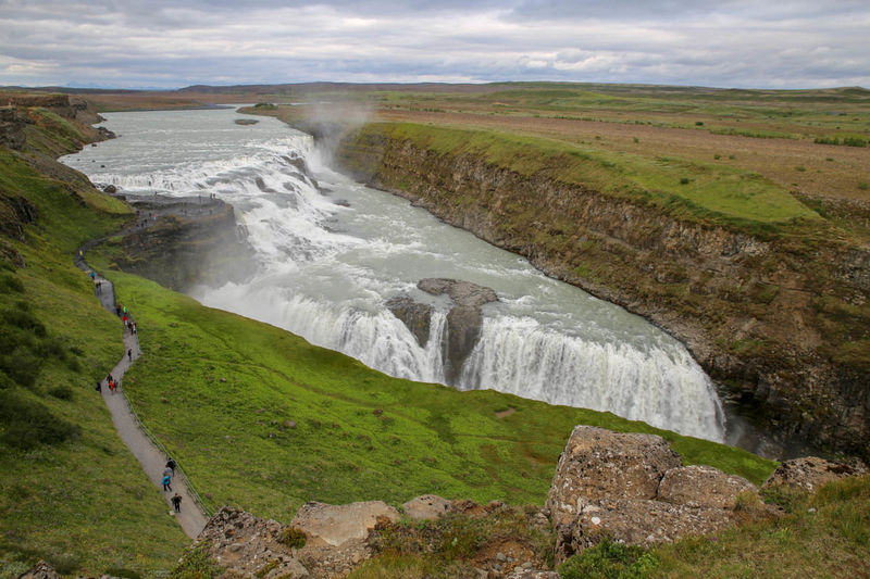 Wodospad Gullfoss (Islandia)