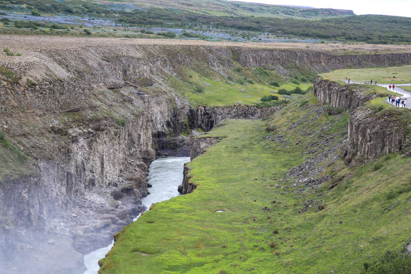 [Wodospad Gullfoss - Islandia]