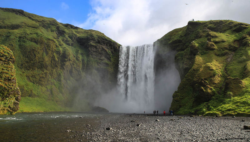 Wodospad Skógafoss (Islandia)