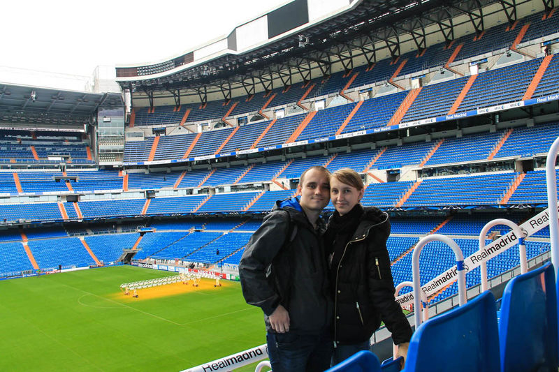 My na stadionie Realu Madryt
