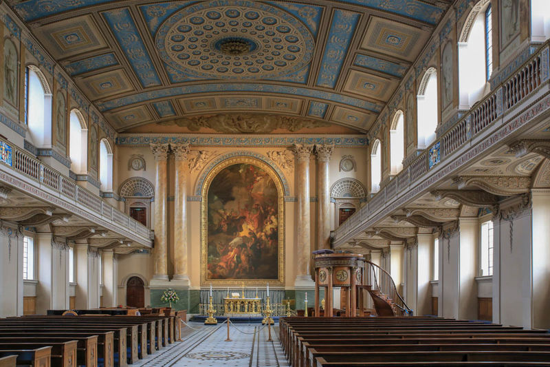 !Kaplica świętych Piotra i Pawła - Old Royal Naval College, Londyn
