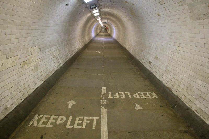 Pieszy tunel Greenwich - Londyn