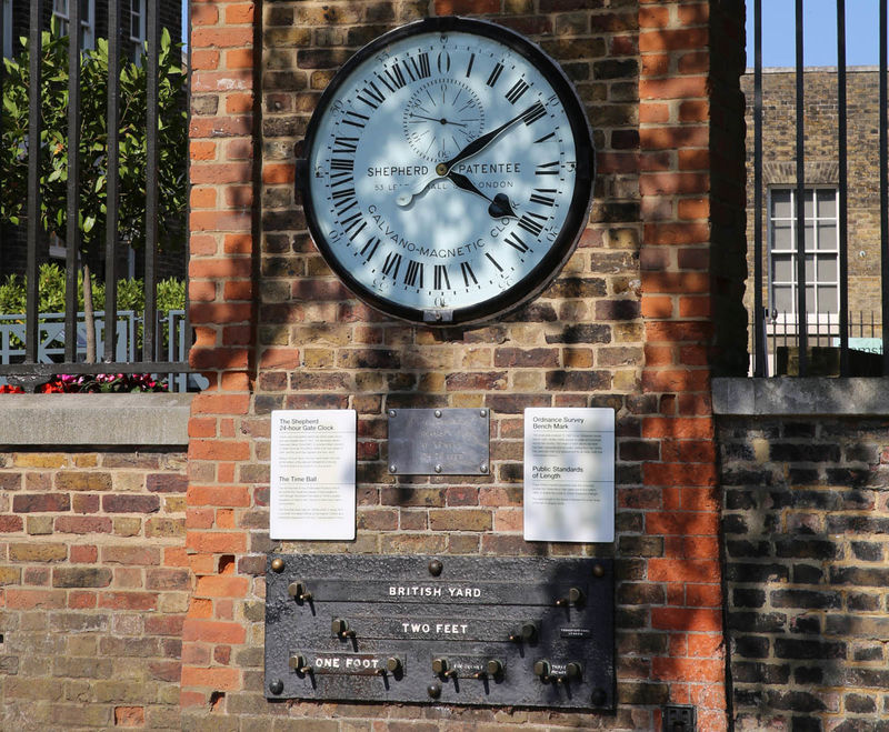 Pierwszy publiczny zegar - Greenwich, Londyn