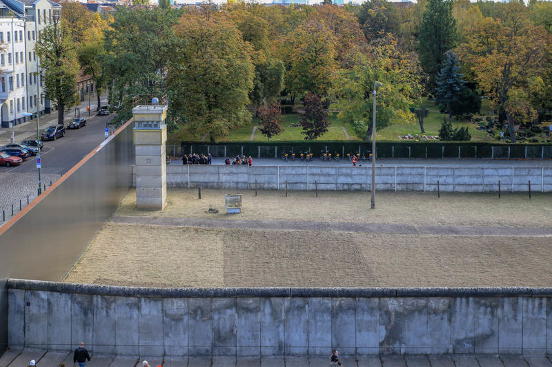 Tak wyglądał Mur Berliński - centralna część Miejsca Pamięci Muru Berlińskiego