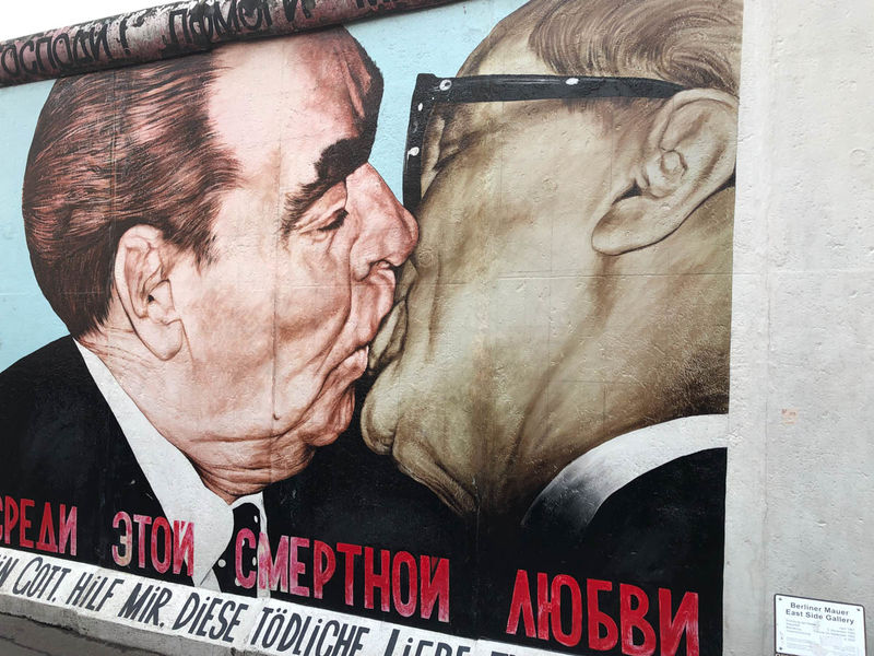 !Mural Breżniewa i Honeckera - East Side Gallery (BERLIN)