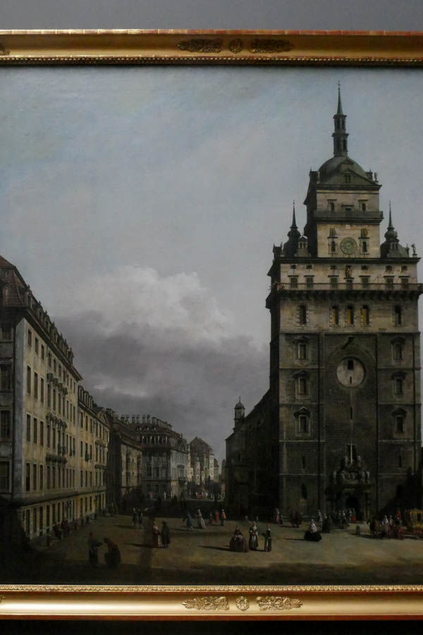'Kościół Krzyża Świętego w Dreźnie' Bellotto Canaletto / Galeria Obrazów Starych Mistrzów w Dreźnie