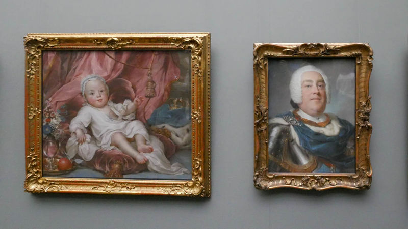 'Elektor Fryderyk August III w wieku niemowlęcym' Anton Raphael Mengs - Galeria Obrazów Starych Mistrzów w Dreźnie