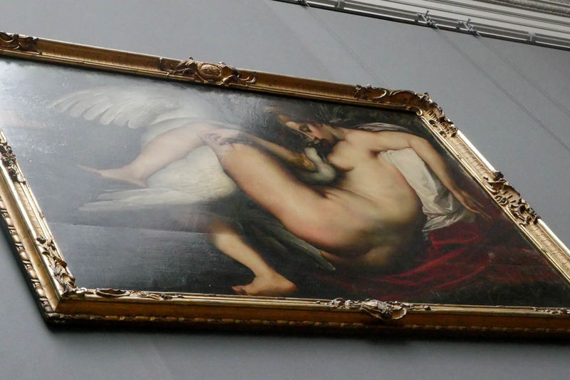 !"Leda z łabędziem" Peter Paul Rubens - Galeria Obrazów Starych Mistrzów w Dreźnie