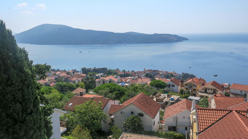 Widok na Bokę Kotorską z Herceg Novi