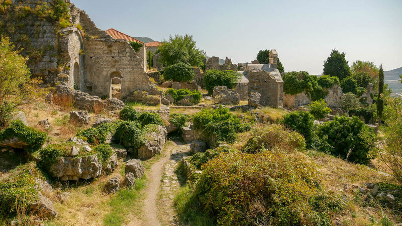 Ruiny klasztoru franciszkanów - Stary Bar, Czarnogóra