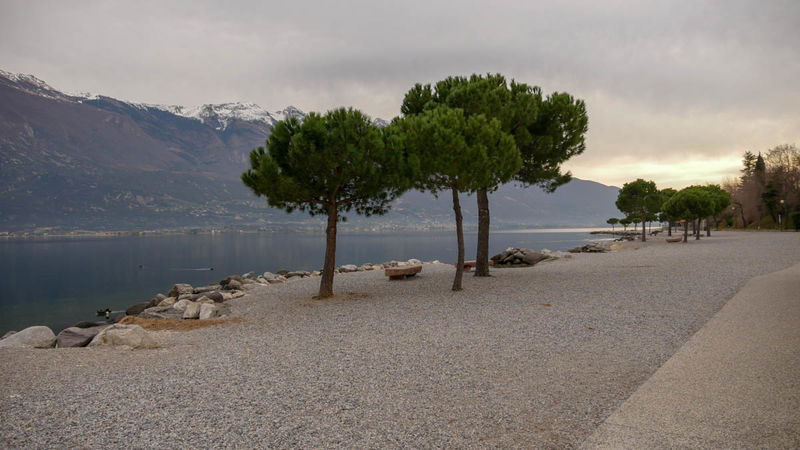 Limone sul Garda - plaża