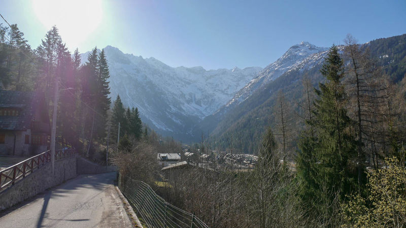 !Ponte do Legno - widok na miasteczko