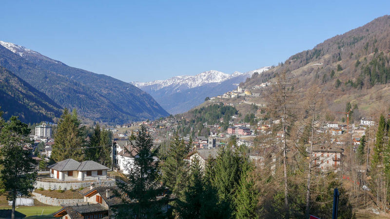 !Ponte di Legno - widok na miasteczko