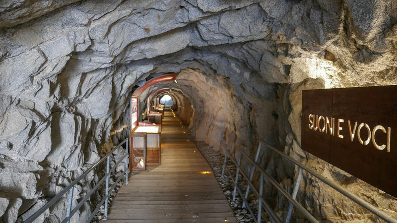 Passo Paradiso - tunel z czasów Białej Wojny