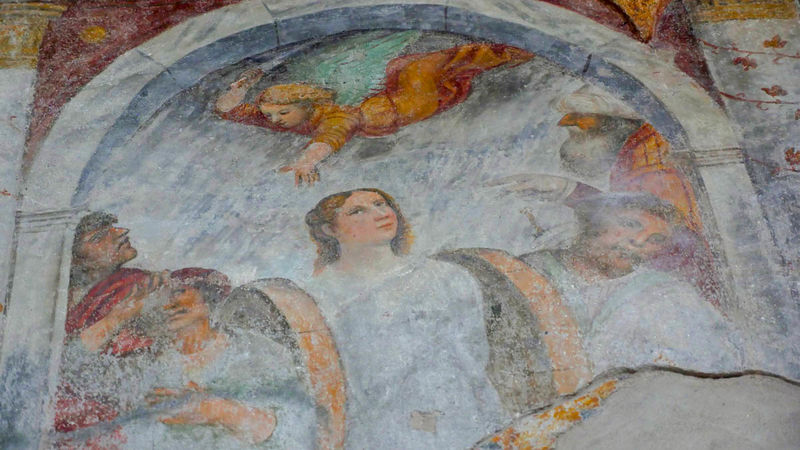 Bormio - Kościół św. Antoniego - freski