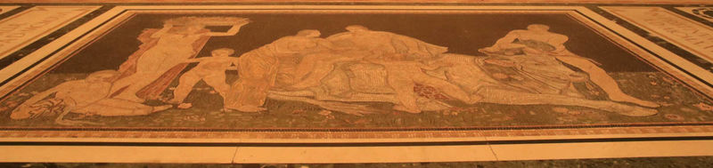 !Jedna z mozaik w Pałacu Weneckim w Rzymie