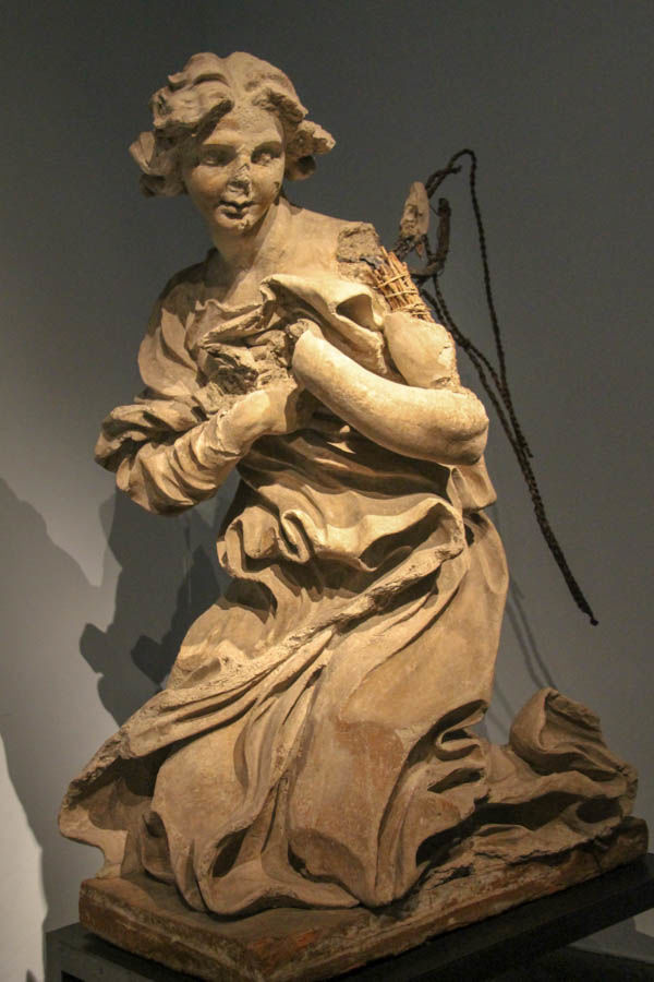 Jedna ze wstępnych rzeżb z gliny Berniniego - Pinakoteka, Muzea Watykańskie