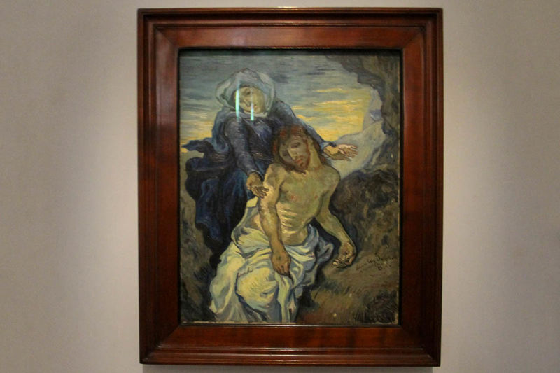 !Pieta autorstwa Vincenta van Gogha - Galeria Współczesnej Sztuki Sakralnej, Muzea Watykańskie