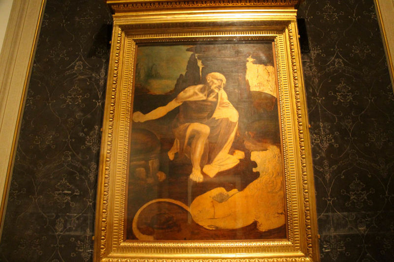 Święty Jeronim na pustyni - Leonardo da Vinci, Muzea Watykańskie