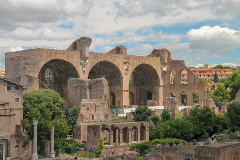 Forum Romanum (Rzym) - Bazylika Maksencjusza i Konstantyna
