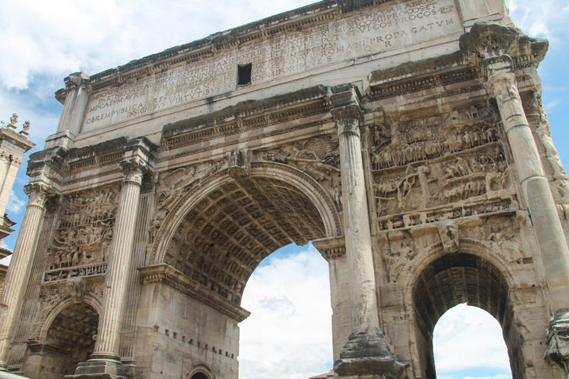 Łuk Septymiusza Sewera - Forum Romanum, Rzym