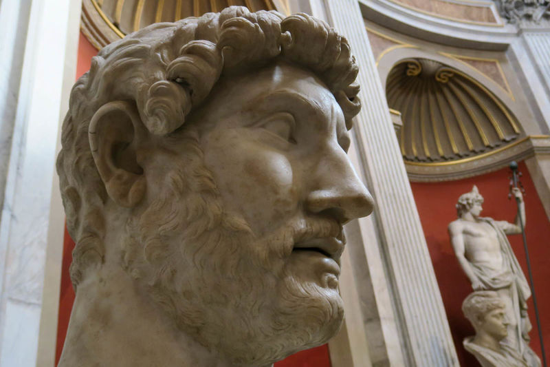 Popiersie Hadriana - Muzea Watykańskie