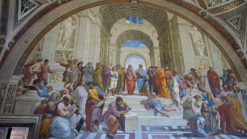 'Szkoła Ateńska' - Muzea Watykańskie