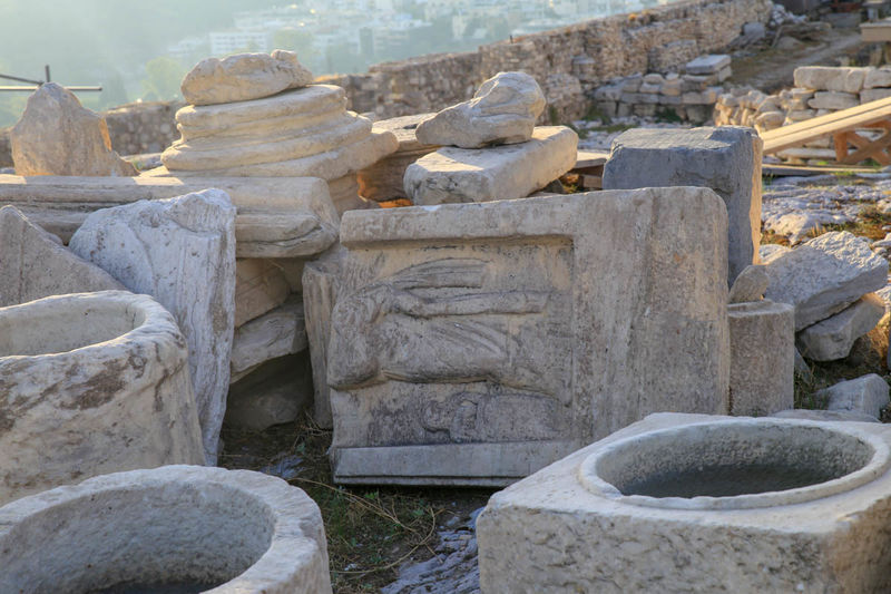 Ateny, Akropol - Podczas zwiedzania stanowiska archeologicznego