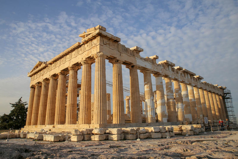 Największe zabytki Grecji - Partenon na Akropolu w Atenach