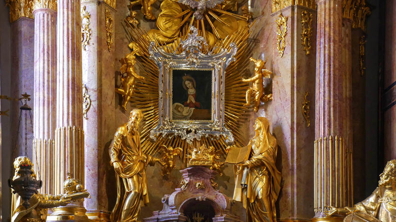 Győr - Obraz Matki Bożej z Dzieciątkiem w katedrze