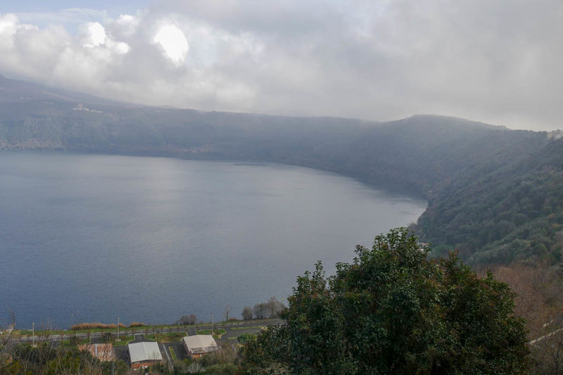 Castel Gandolfo - Jezioro Albano (jezioro Castel Gandolfo)