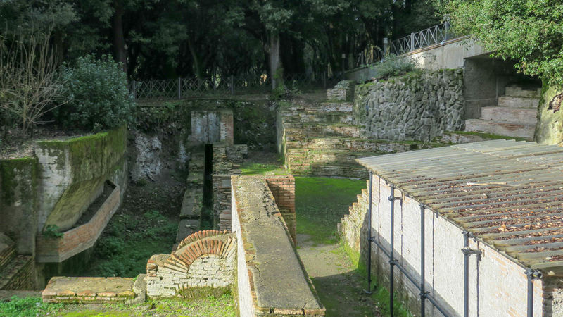 Ruiny pałacu Domicjana - Castel Gandolfo
