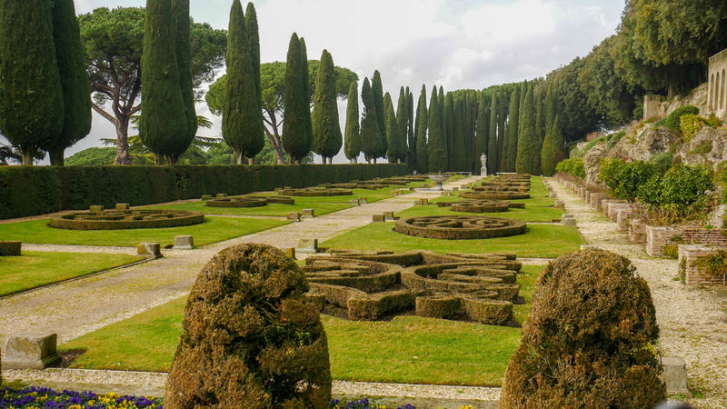 Ogrody papieskie - Castel Gandolfo