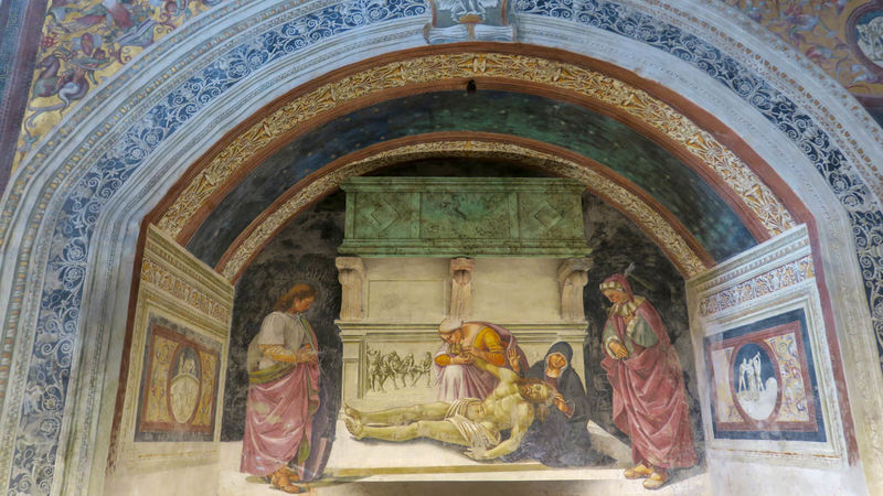 Орвието - собор, фреска Синьорелли 