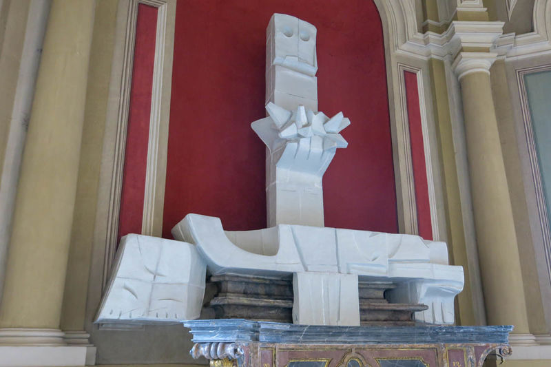Wspomniana Pieta wewnątrz katedry w Dreźnie