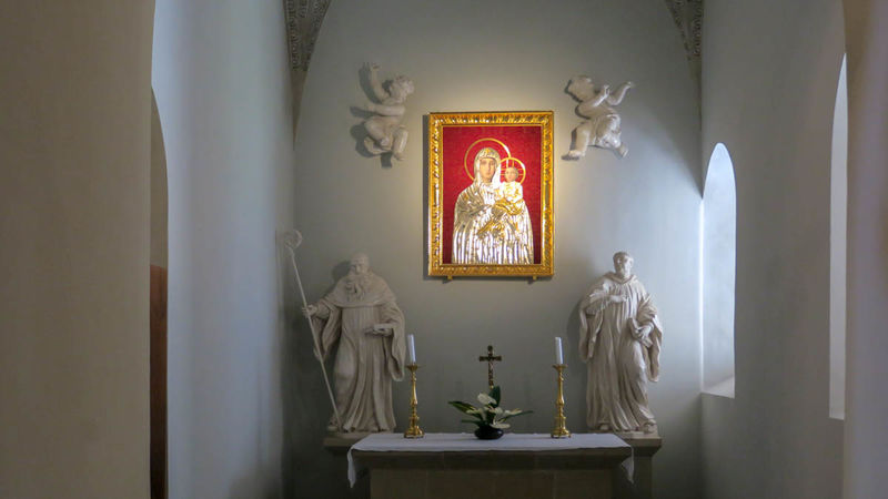 !Kościół św. Piotra i Pawła w Tyńcu - kaplica i Obraz Matki Boskiej Śnieżnej