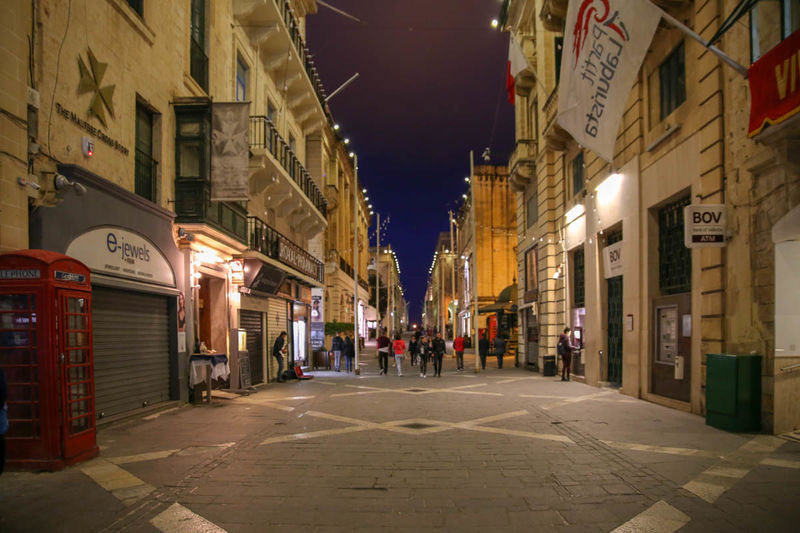 !Valletta - ulica Republiki