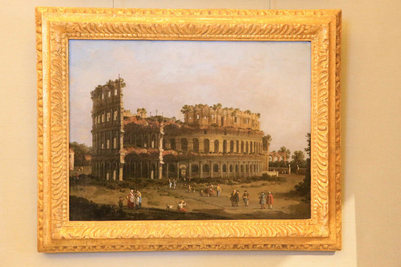 Giovanni Antonio Canal (Cannaletto) - Galeria Borghese w Rzymie