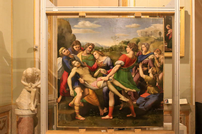 'Złożenie do grobu' Rafael Santi - Galeria Borghese w Rzymie