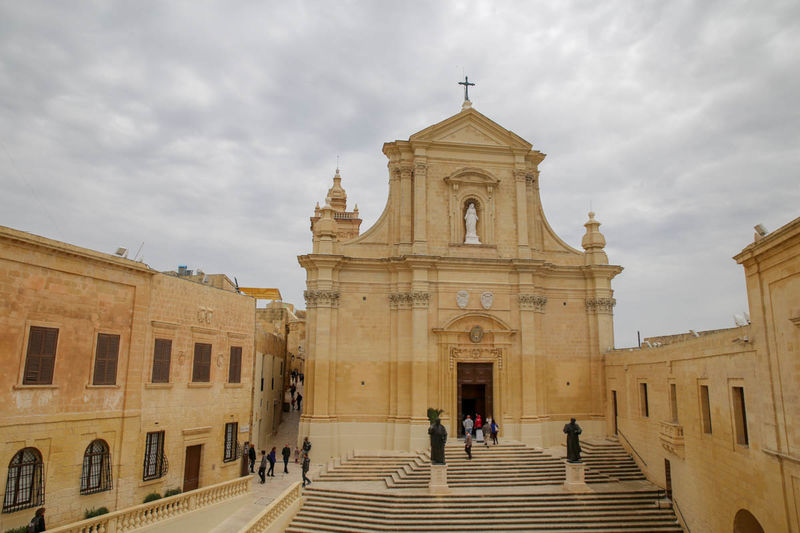 !Widok na Katedrę z murów Cytadeli na Gozo