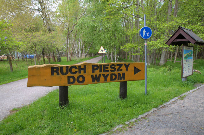 Trasa w stronę morza na Wydmę Łącką - Słowiński Park Narodowy