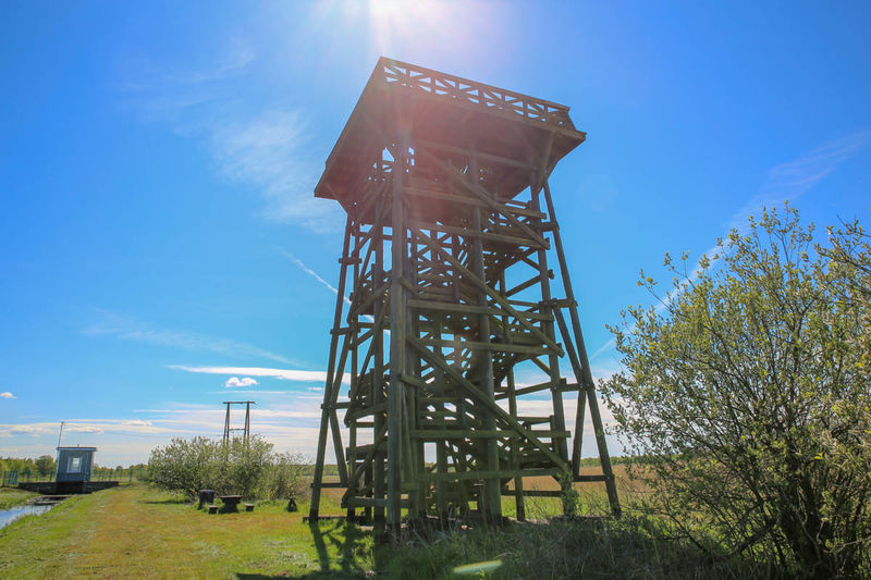 !Wieża widokowa w Klukach nad jeziorem Łebsko (Słowiński Park Narodowy)