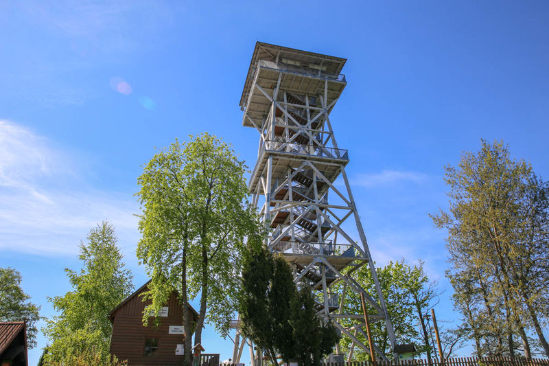 Wieża widokowa we Wdzydzach Kiszewskich (Wdzydzki Park Krajobrazowy)