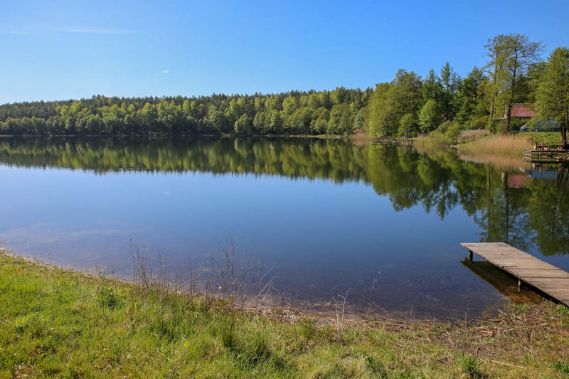 Jezioro Mieliste i wieś Juszki - Kaszuby